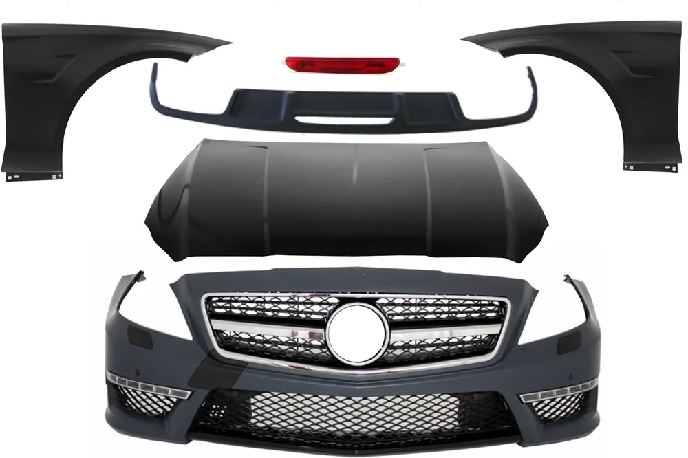 Pachet Exterior Complet compatibil cu Mercedes CLS W218 C218 Sport Line (2011-2018) CLS63 Design | Ofertă pentru o perioadă limitată