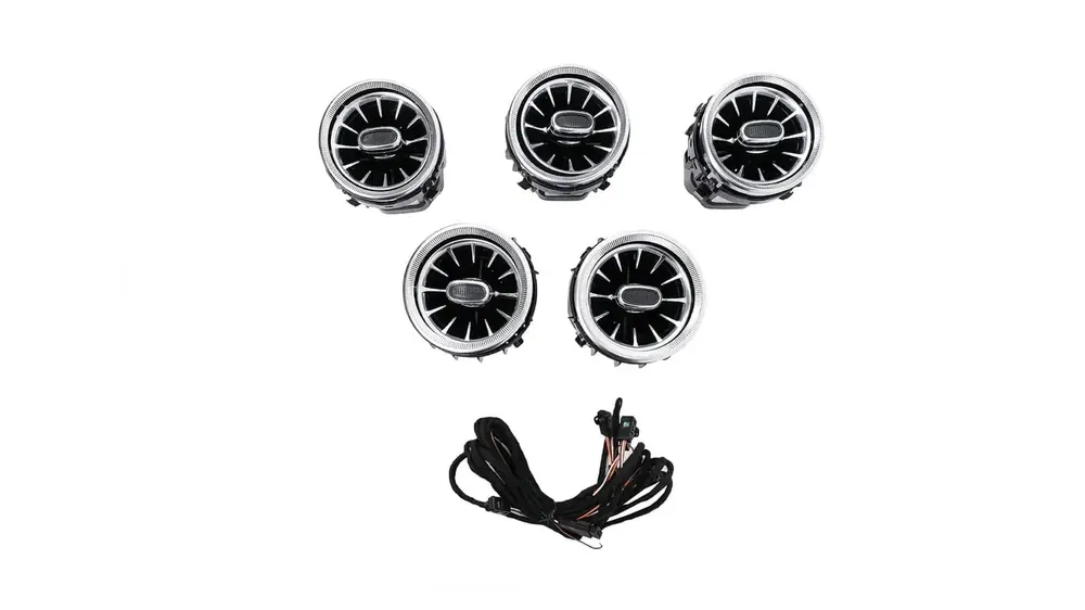 Grile de aerisire Consola Centrala 3 culori compatibil cu Mercedes C-Class W205 GLC SUV X253 W253 (2014-2018) | Produs apreciat