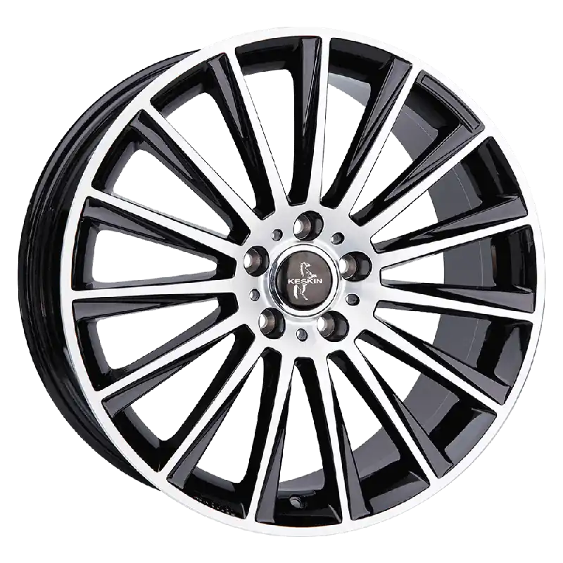 Keskin Tuning KT18 17, 7, 5, 112, 48, 66.6, BLACK FRONT POLISH, - Produs de top