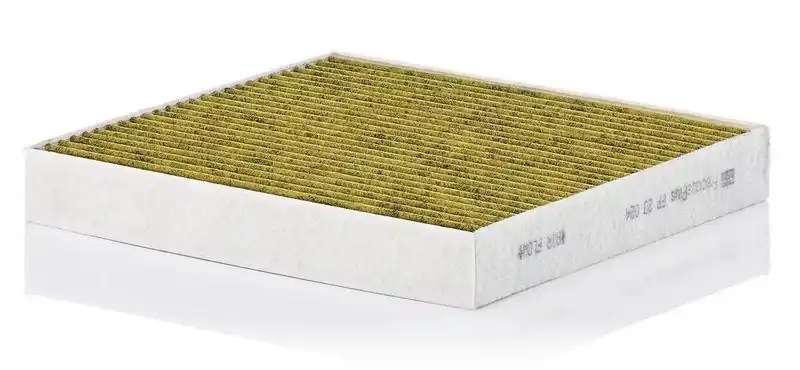 Filtru aer habitaclu Genesis GV60 (JW); Hyundai Elantra VII, Ioniq 5 (NE), Kona (SX2), Santa Fe IV (TM, TMA), Santa Fe IV SUV, Santa Fe V (MX5), Sonata VIII (DN8); Kia EV6 (CV), Sorento IV (MQ4, MQ4A), Sportage V (NQ5), 210x227x30mm, OE 97133L0000 (MANN-FILTER-FP23024) | Direct de la producător