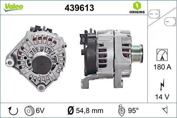 Alternator BMW 1 (E81), 3 (E90), 5 (E60), X1 (E84), X3 (E83) Motor 116 d, 118 d, 120 d, 123 d, 2.0 sd, 316 d, 318 d, 320 d, 320 d xDrive, 520 d, sDrive 18 d, sDrive 20 d, xDrive 18 d, xDrive 20 d, xDrive 23 d, xDrive 25 d, OE 12317802261 (VALEO-439613) - Preț de ofertă