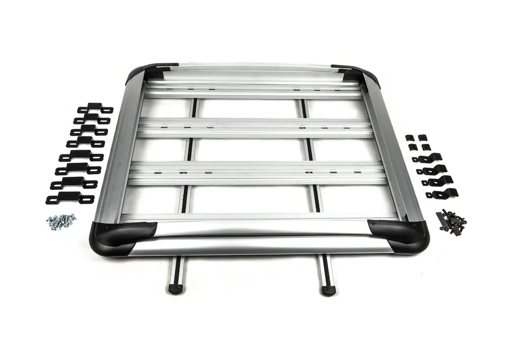 Promoție - Suzuki Equator 2009- Cos de plafon cu bare transversale si plasa (100cm x 120cm) Gri