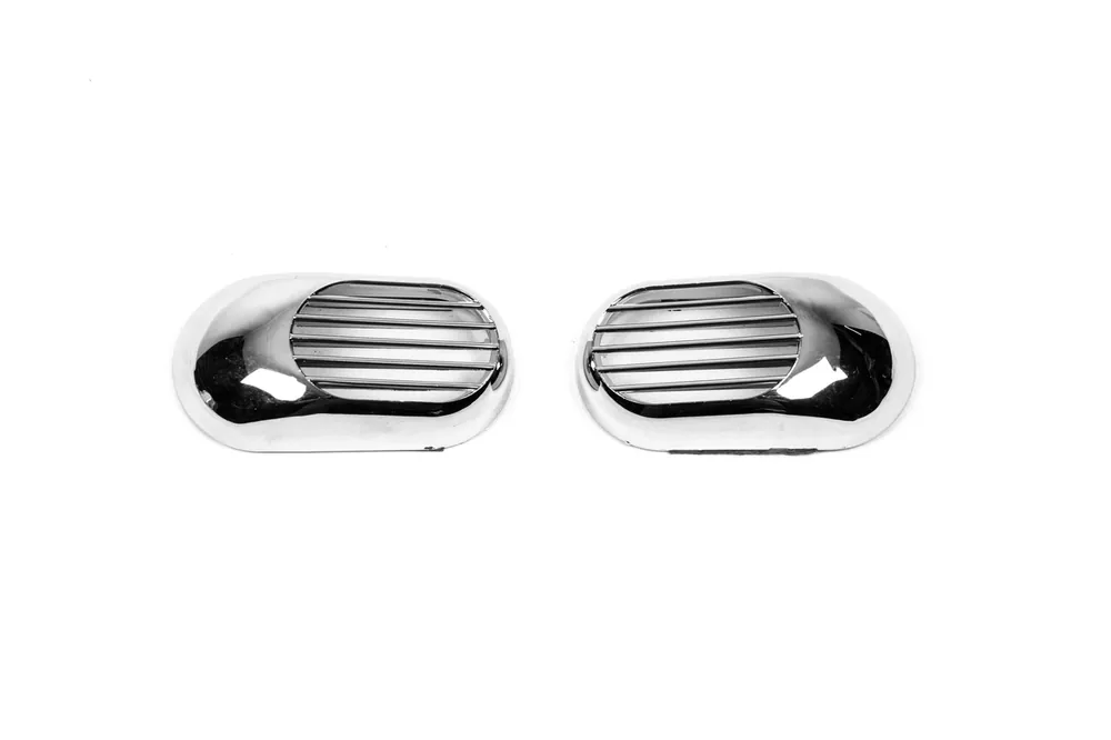 Acum disponibil - Toyota Aygo 2007-2014 Grila pentru semnal lateral Oval (2 buc, ABS)
