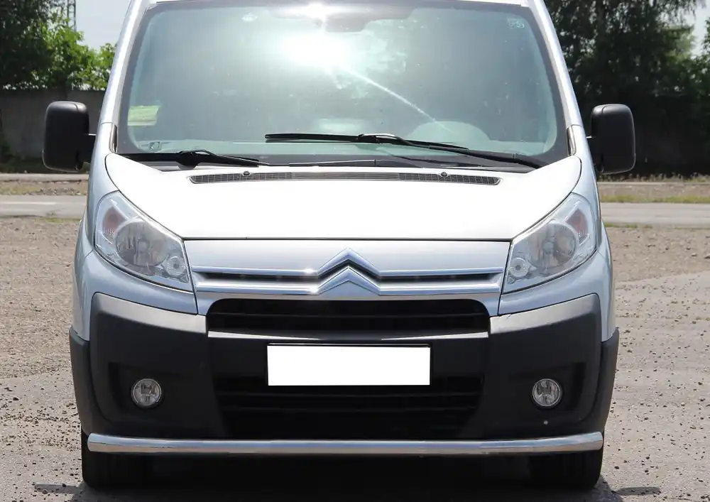 Alegerea clienților - Citroen Jumpy 2007–2017 Protectie Fata ST008 (Inox)