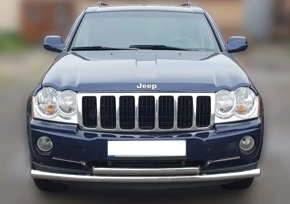 Calitate de top | Jeep Grand Cherokee WK 2004-2010 Protectie Fata ST014 (Inox) d60/42