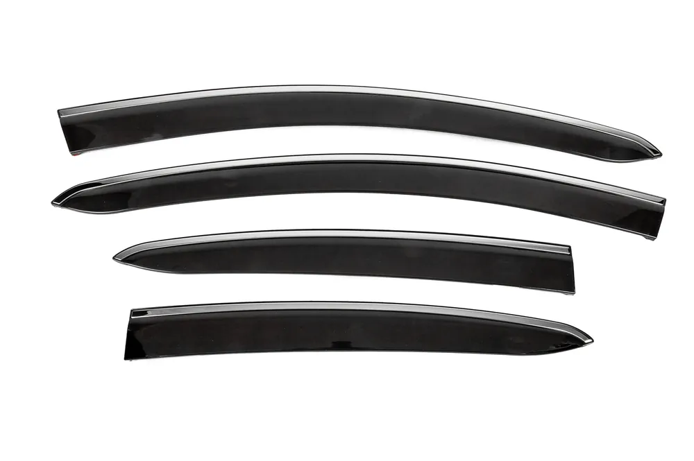 Economisește acum | Fiat Linea 2006-2018 Deflectoare geamuri cu ornament cromat (4 buc, Sunplex Chrome)