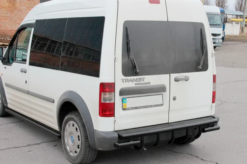 Alegerea clienților | Ford Connect 2010-2013 Bara Spate AK-design Negru (Otel Inoxidabil)