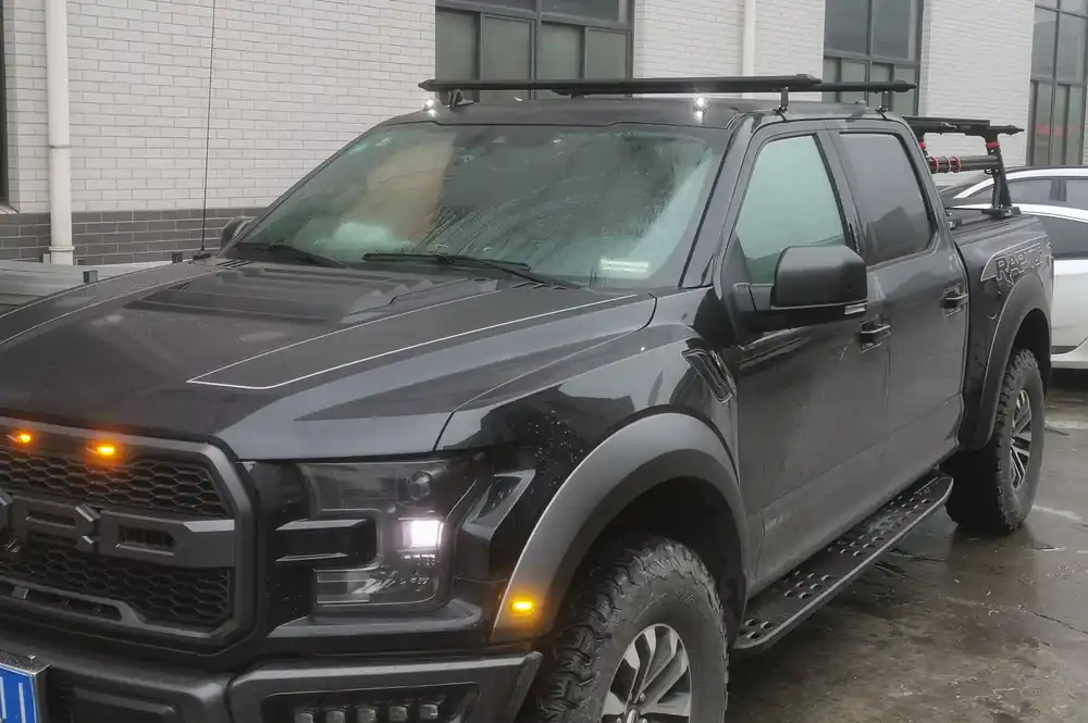Bestseller - Ford F-150 2014-2021 Bare transversale portbagaj plafon OEM pentru plafon neted (2 buc)