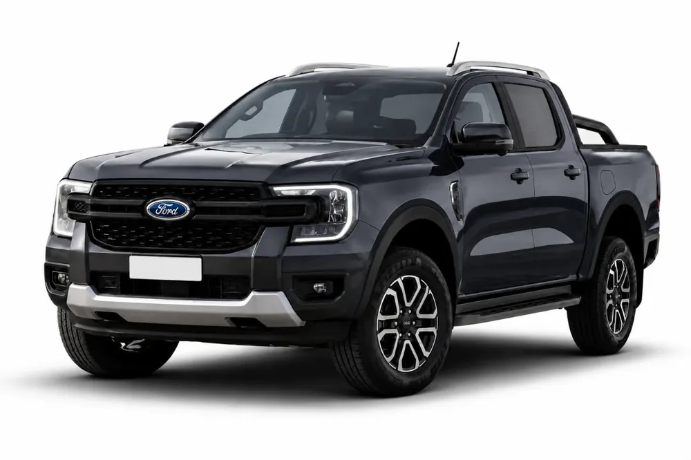 Alegerea clienților - Ford Ranger 2022- Bare longitudinale plafon OEM gri (plastic ABS, montaj pe adeziv)