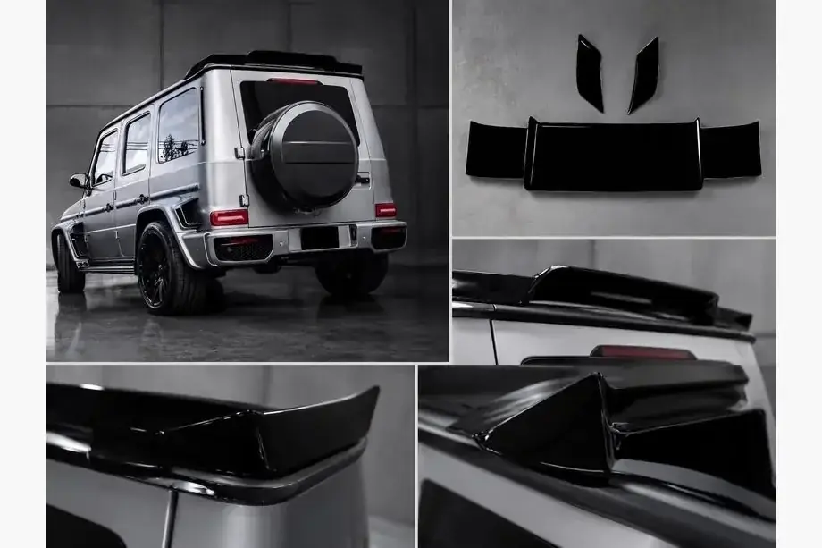 Cantități limitate | Mercedes G class W465 2025- Spoiler DPT (Negru Lucios)