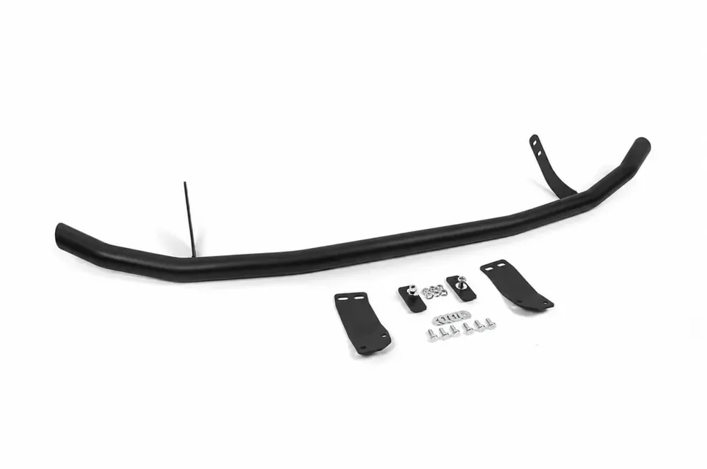 Volkswagen Touran 2003-2010 Bara de protectie fata ST008 Black (inox) | Direct de la producător